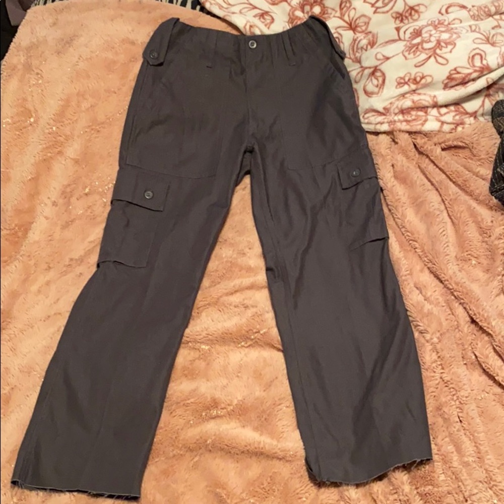dark grey cargo pants